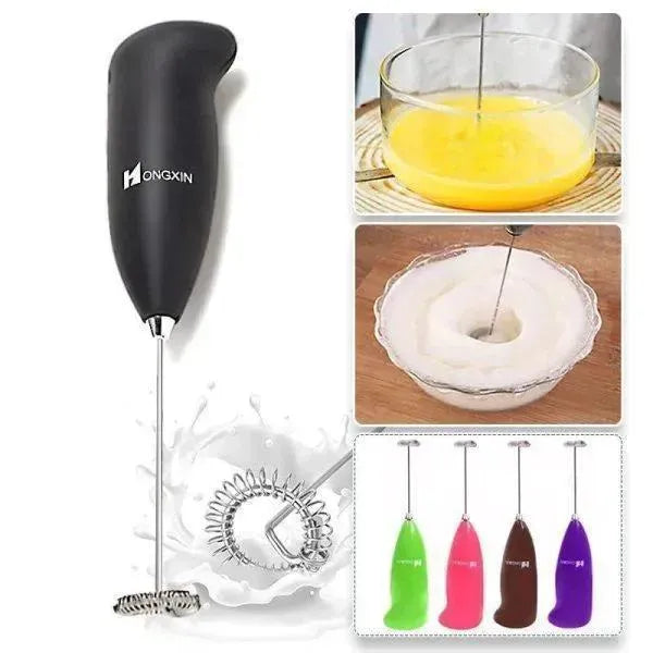 Multi-Use Electric Coffee Beater ABS Plastic Multicolor.