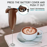 Multi-Use Electric Coffee Beater ABS Plastic Multicolor.
