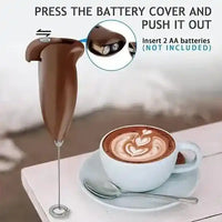 Multi-Use Electric Coffee Beater ABS Plastic Multicolor.