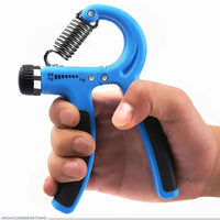 Adjustable Spring Hand Gripper Blue Black 60kg.