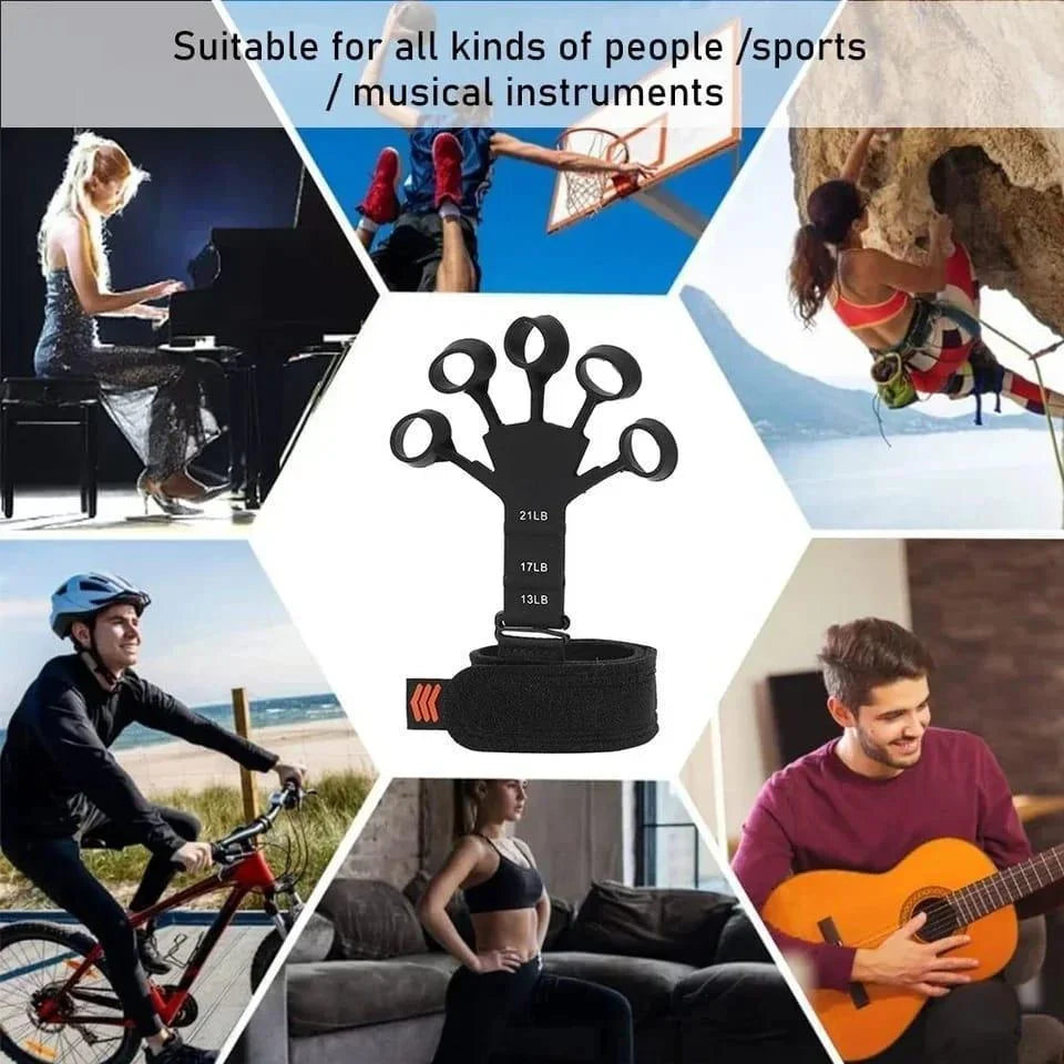 Portable Fitness Pull Rope Black Silicone Adjustable Resistance.