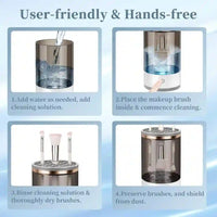 Reusable Makeup Brush Cleaner No-Leak Eco-Friendly.