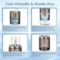 Reusable Makeup Brush Cleaner No-Leak Eco-Friendly.