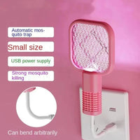 Electric Mosquito Killer Lamp Silent Safe Plug-in Black.