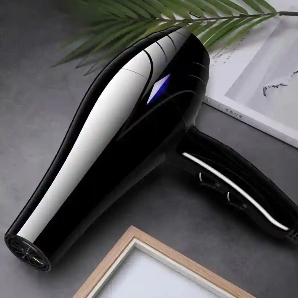Premium Hair Dryer Black Fast Drying Salon Quality.