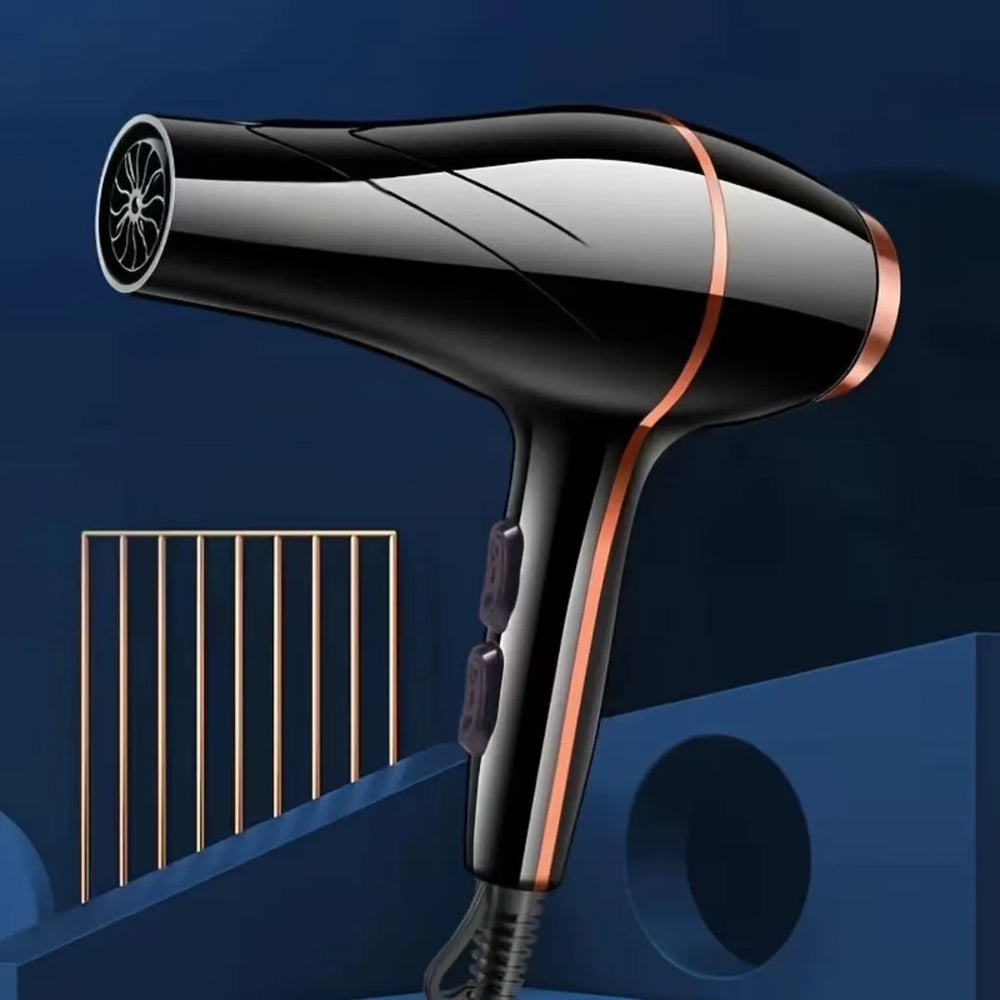 Premium Hair Dryer Black Fast Drying Salon Quality.
