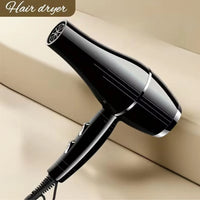 Premium Hair Dryer Black Fast Drying Salon Quality.