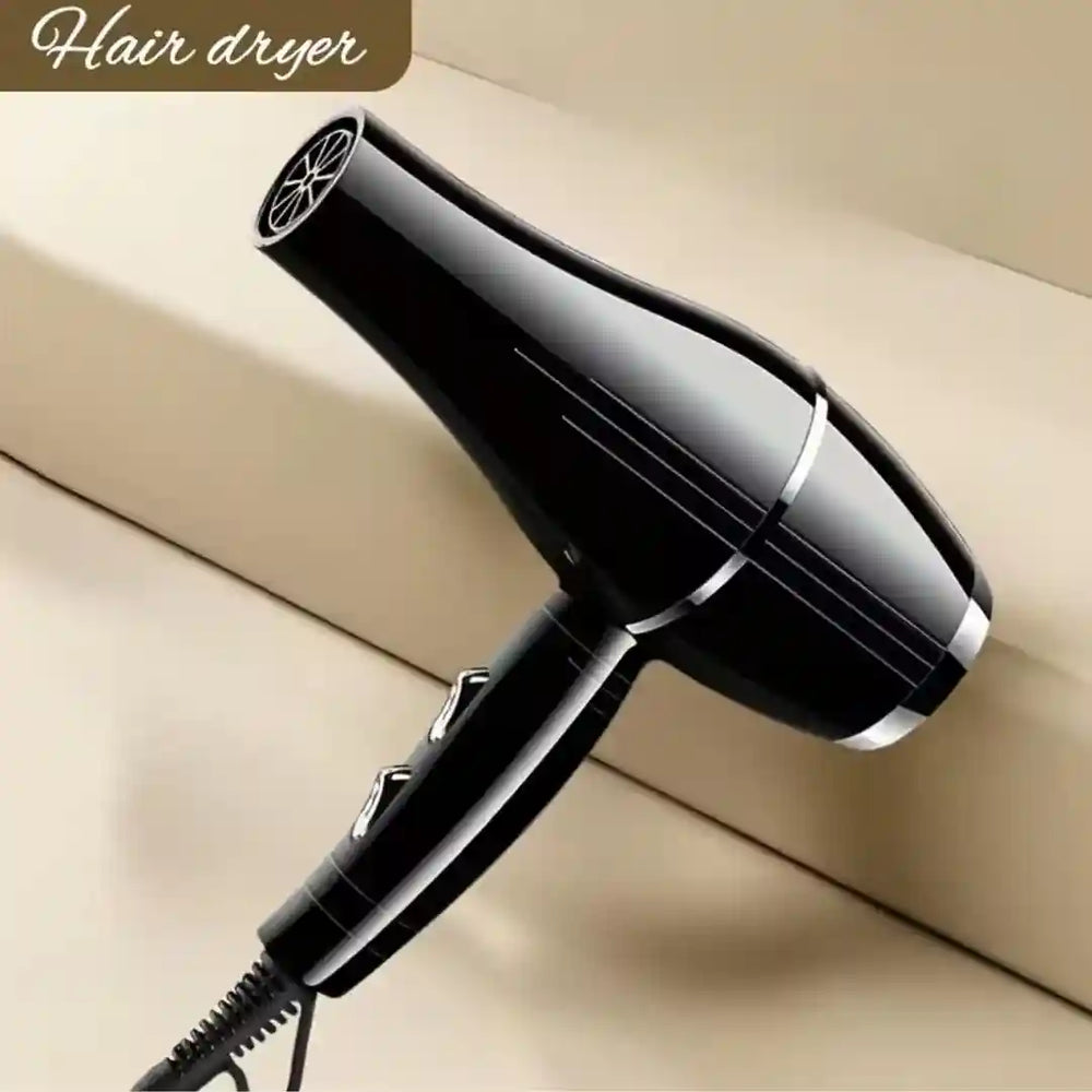 Premium Hair Dryer Black Fast Drying Salon Quality.