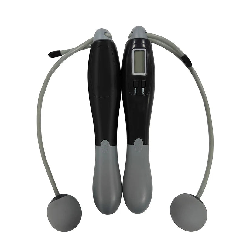 Electronic Timing Jump Rope for Women Fitness Training.