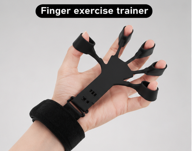 Portable Fitness Pull Rope Black Silicone Adjustable Resistance.