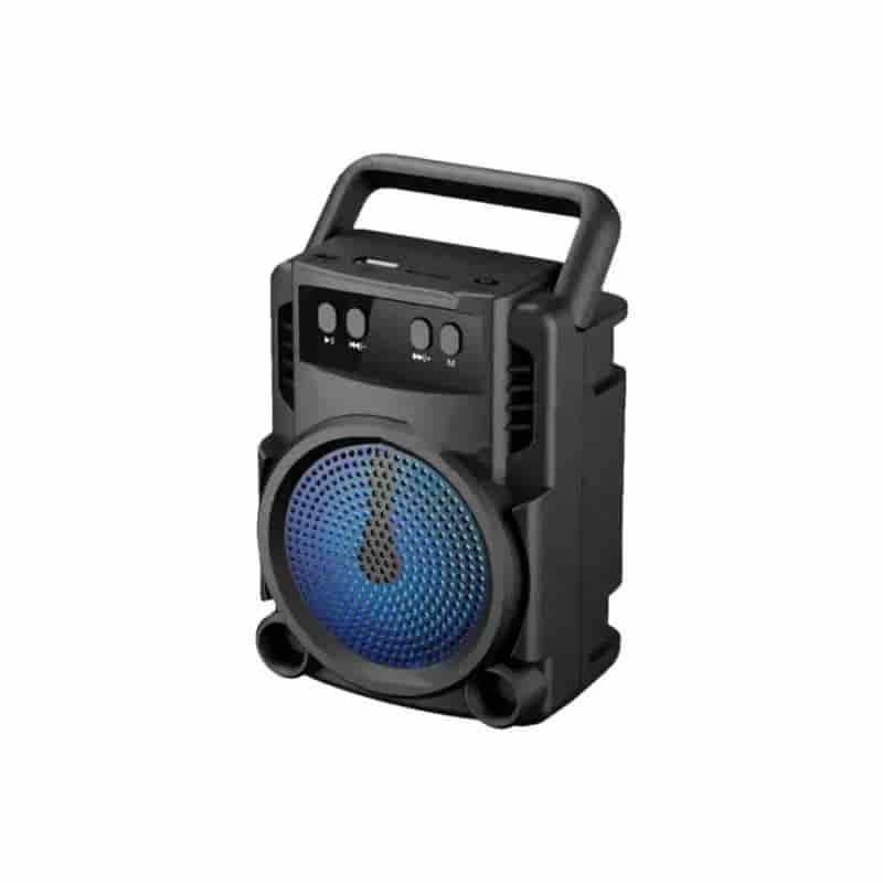 3" Bluetooth Speaker Black Blue LED Grille