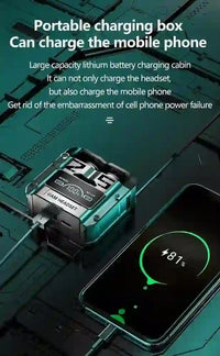 M25 Wireless Gaming Earbuds Black ABS Bluetooth 5.0