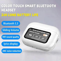 Wireless Bluetooth 5.2 Earbuds White Touch Screen Fast Charge