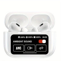 Wireless Bluetooth 5.2 Earbuds White Touch Screen Fast Charge