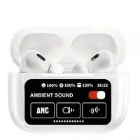 Wireless Bluetooth 5.2 Earbuds White Touch Screen Fast Charge