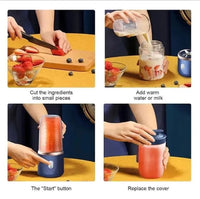 Portable Rechargeable Juicer Blender for Home & Office.