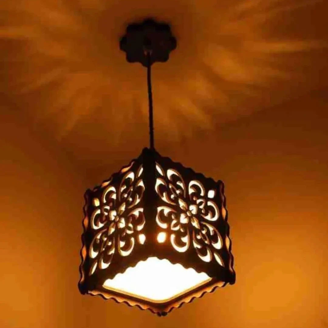 Warm Floral Ceiling Lamp for Bedroom Living Room.
