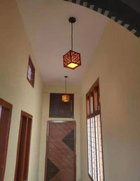 Warm Floral Ceiling Lamp for Bedroom Living Room.